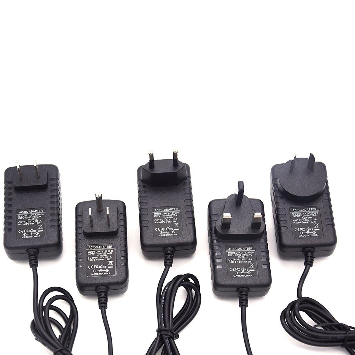 AC to DC 12v 1a Power Supply Adapter with AC100 240V DC Plug Universal Plug Power Adapter for LED learning machine
