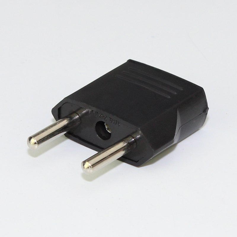 10A 2 Pin USA to Europe Travel Adapters Portable Power Plugs Mini Travel Converters