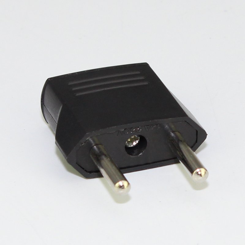 10A 2 Pin USA to Europe Travel Adapters Portable Power Plugs Mini Travel Converters