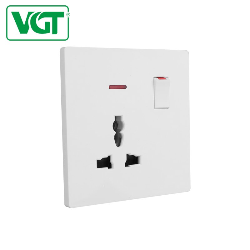 VGT Wenzhou electric home light wall power electrical switches plug uk socket sockets and switches electrical