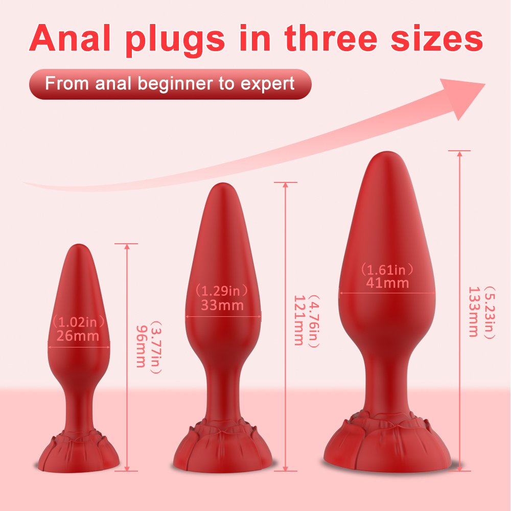 Anal Plug Prostate Massager Anal Male Body Safe Silicone Strong Suction Wholesale Butt Plug