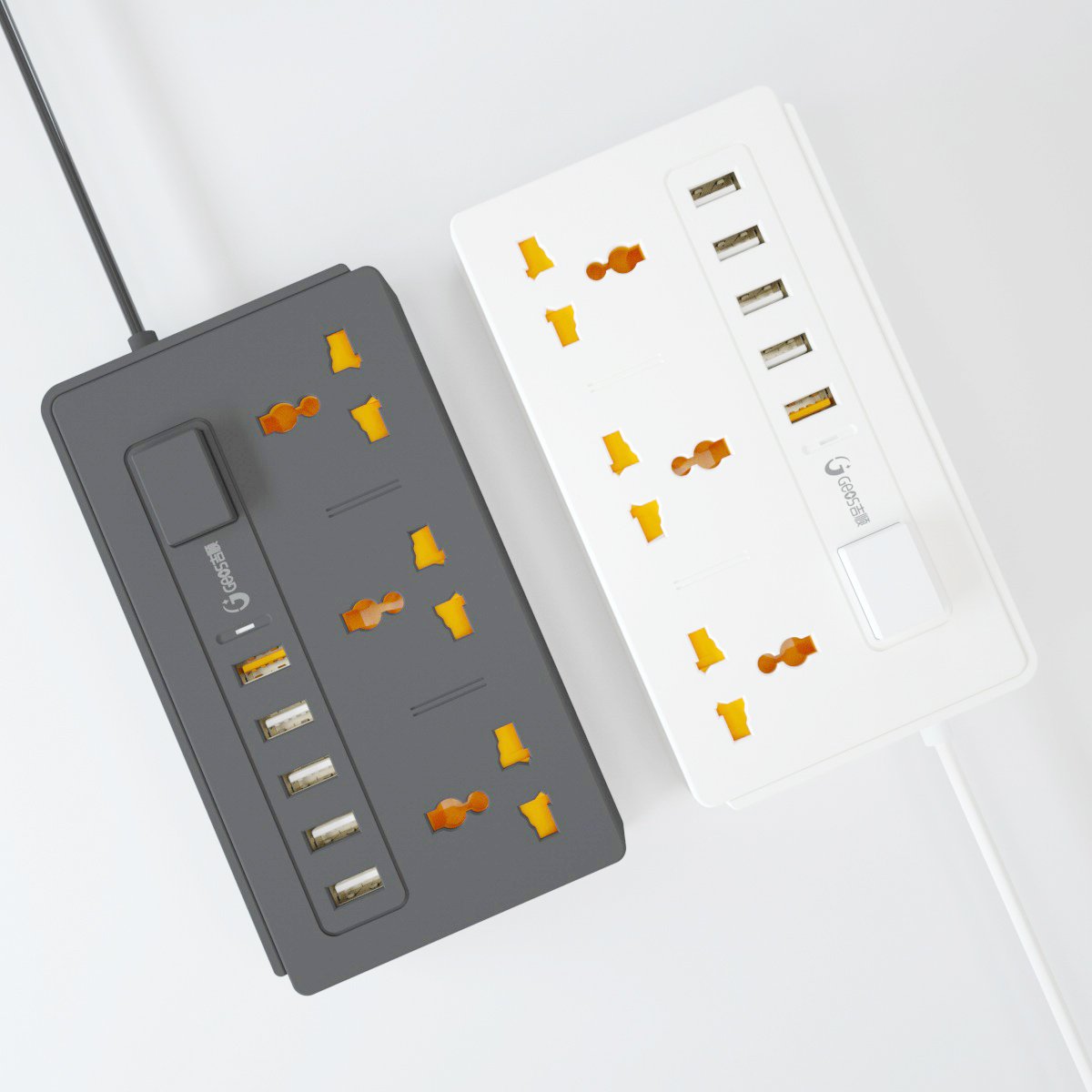 2021 New Usb Extension Socket Multi Outlet Uk Plug With Electrical Extension Cord And General Switch Power Strip