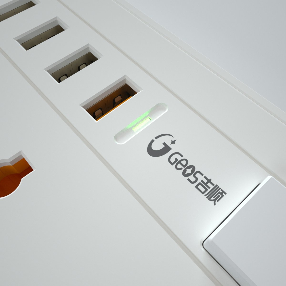 2021 New Usb Extension Socket Multi Outlet Uk Plug With Electrical Extension Cord And General Switch Power Strip