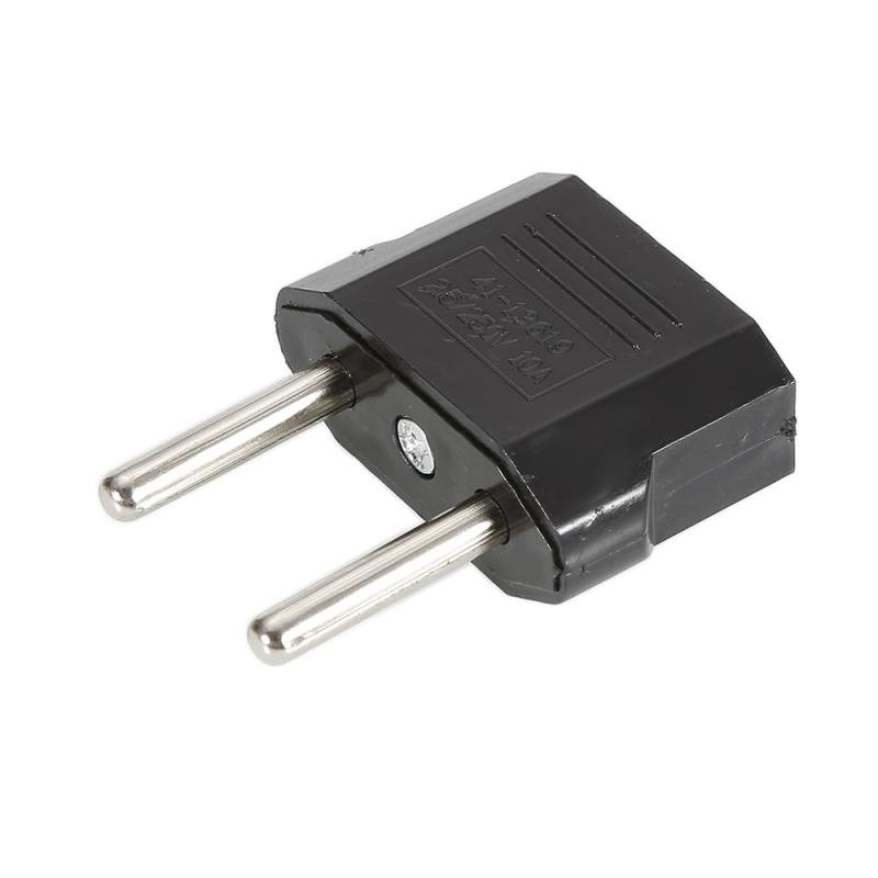Common Universal AC 250V 10A EURO EU to US USA Travel Power Plug Adapter Adaptor Converter Travel Conversion Plug