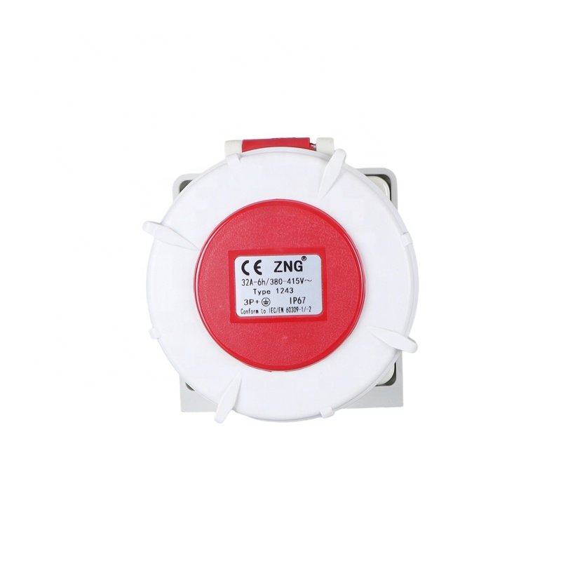 IP67 Waterproof 3 Phase 4 Pin 380V/400V Industrial Electrical Plug And Socket 32A