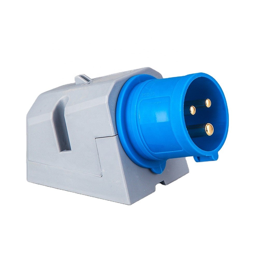 400V 32A Red Surface Mounted Industrial Plug