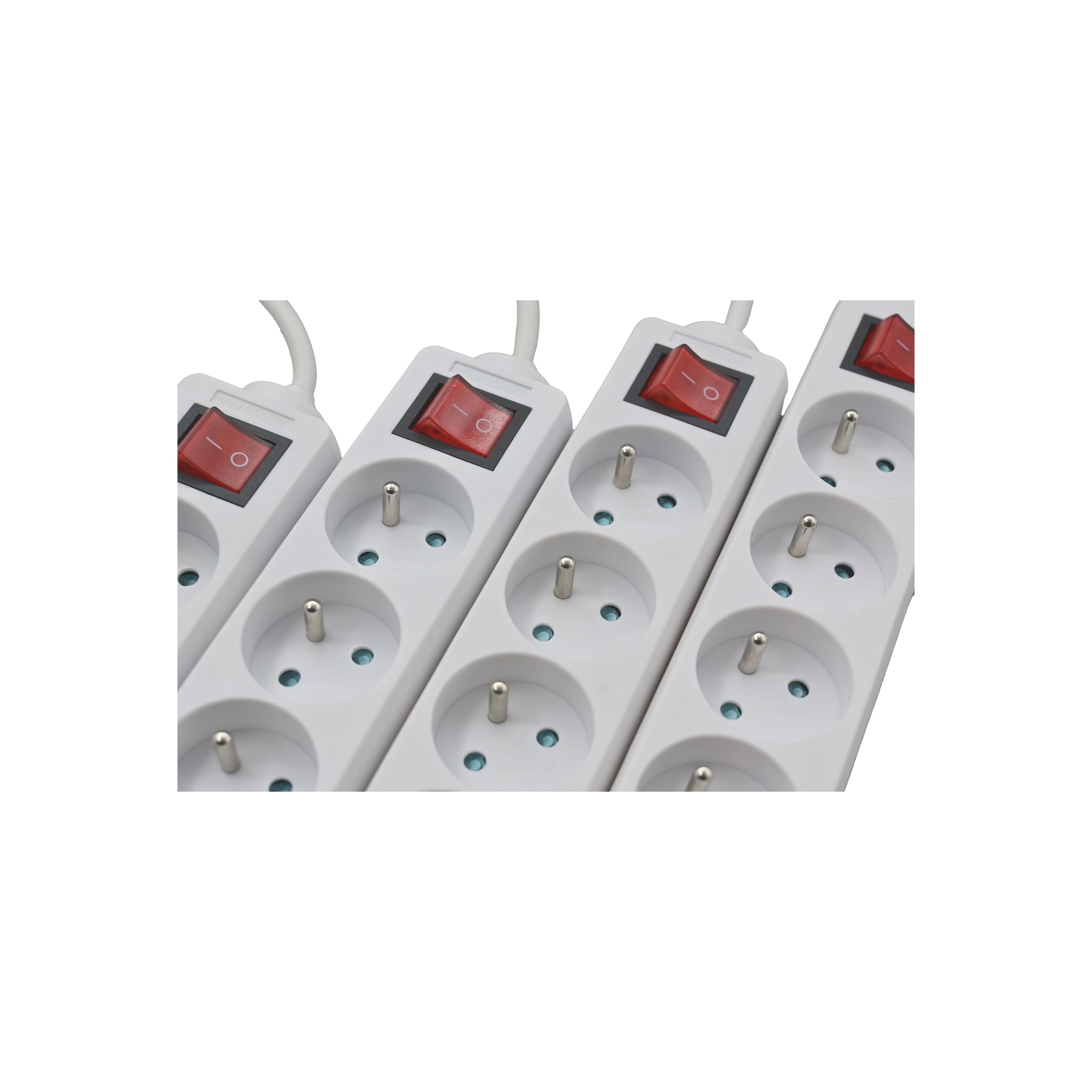 E-SUN Plugs And Sockets Cable Electrical Power Strip Power Strip Multi Plug Outlet Extension Cord Multi Socket With Switch