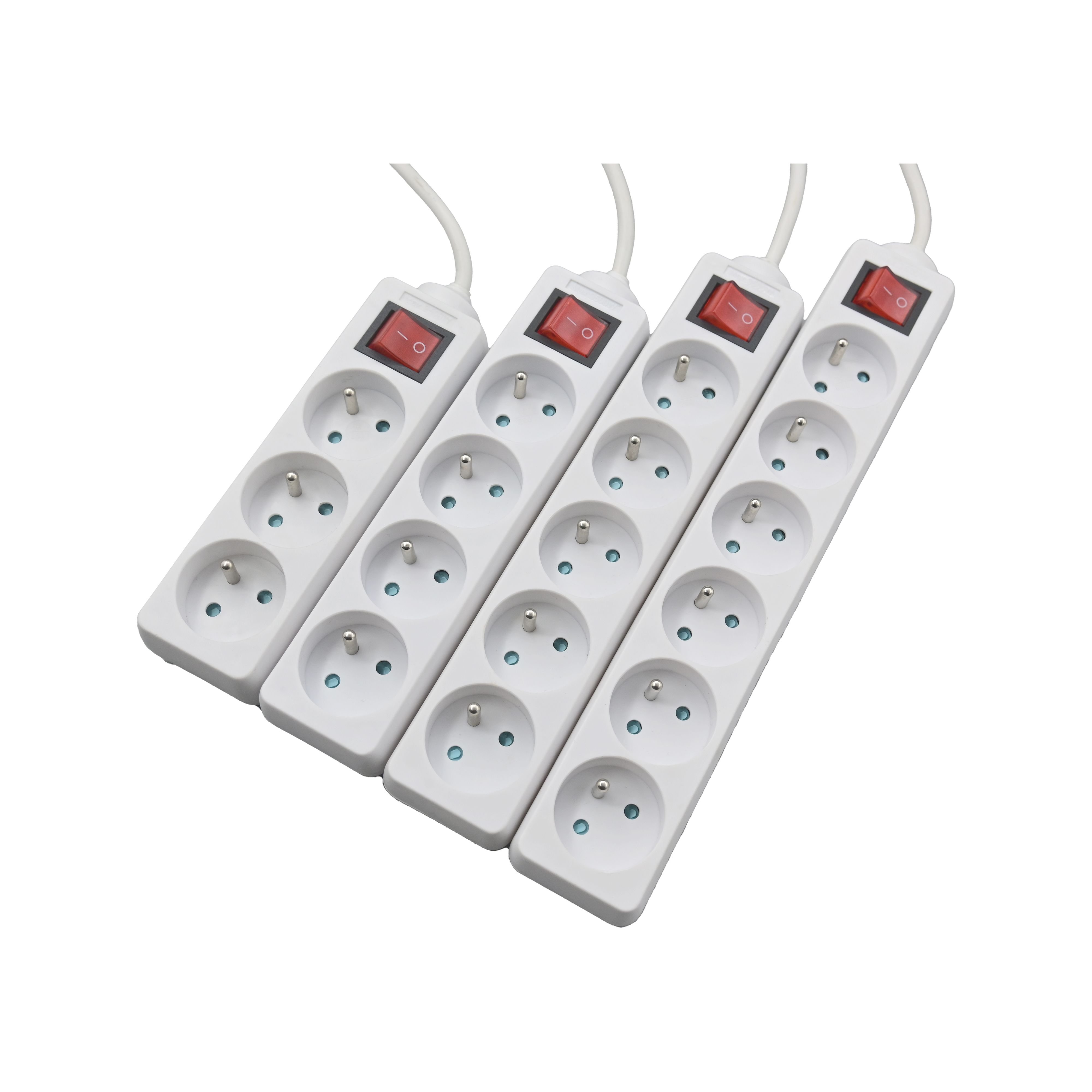 E-SUN Plugs And Sockets Cable Electrical Power Strip Power Strip Multi Plug Outlet Extension Cord Multi Socket With Switch