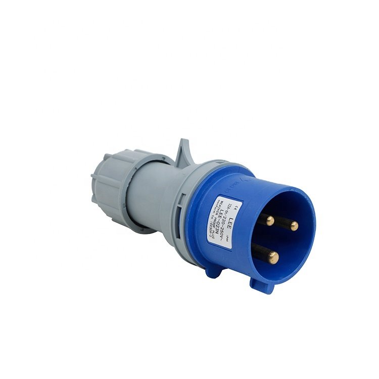LEE-0132 CEE Industrial plug, industrial socket, CEE plug