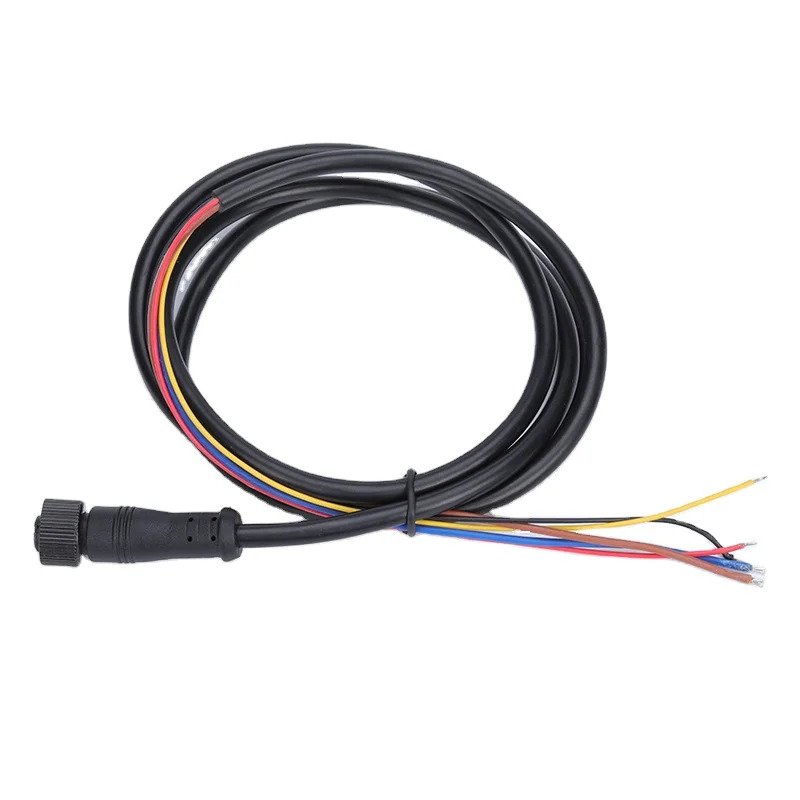 M12 2~8PIN Waterproof Wiring Harness with Male and Female Plug for Smart Home Appliance Water Purifier
