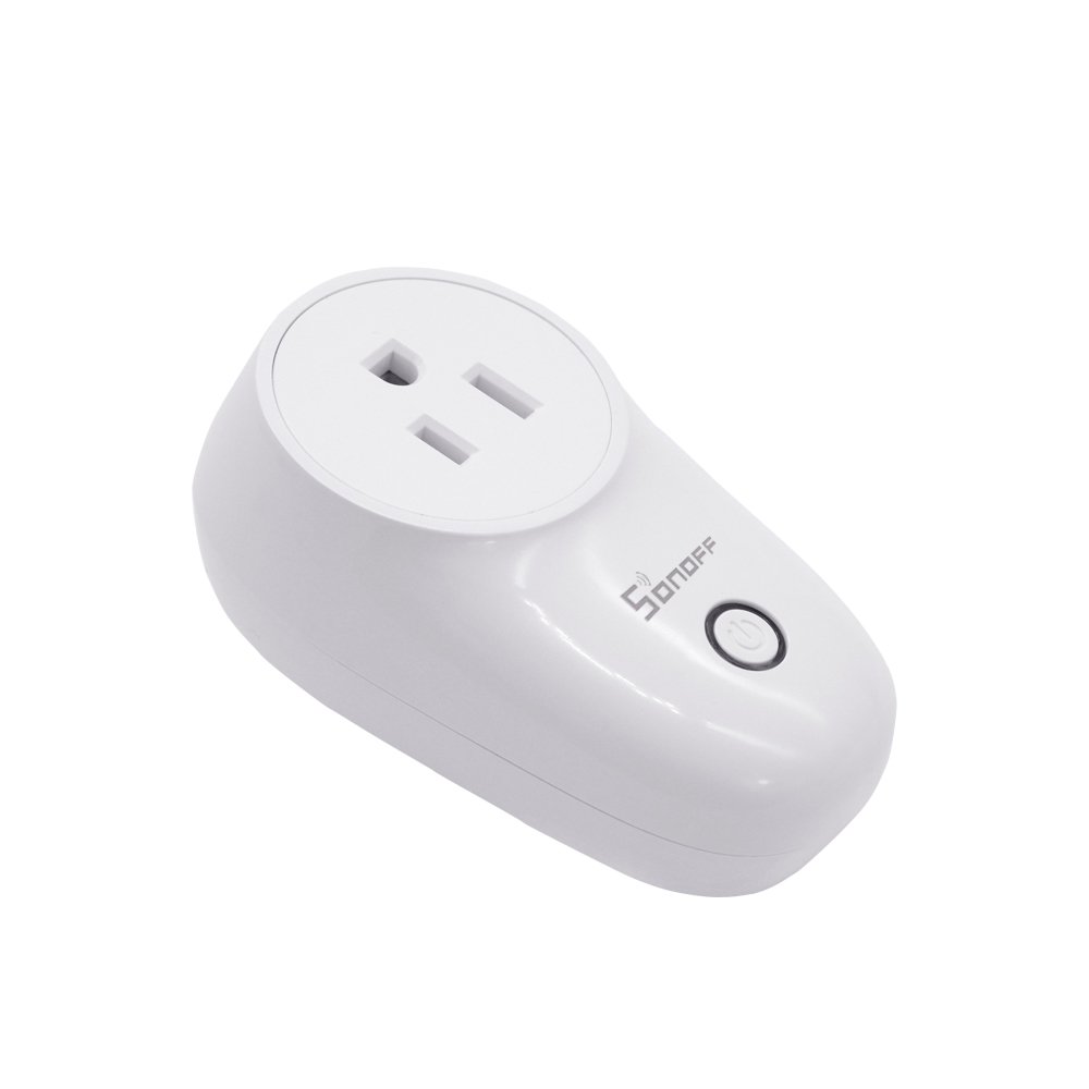 SONOFF S26 US WiFi Smart Socket Wireless Plug Power Socket Smart Home Wall Switch Work With Alexa Google Assistant IFTTT