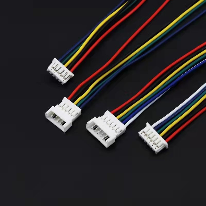 Wire harness custom XH2.54/PH2.0/VH3.96mm pitch connector wire Single and double head terminal wire harness copper 2P~12Pin