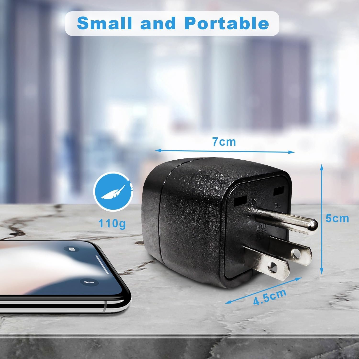 EU to US plug converter adapter 3 Pin Plug 10A 250V Converter from European Italian and Swiss plugs to the US Power socket