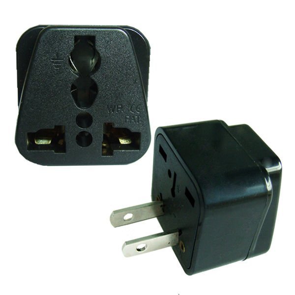 American 2 flat pin Universal Travel Plug Adapter 250V Converter Socket 10A US Plug Socket Universal travel adapter