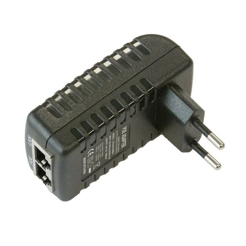 24V 1A 24W Wall Plug POE Injector Ethernet Adapter IP Phone/Camera Power Supply EU