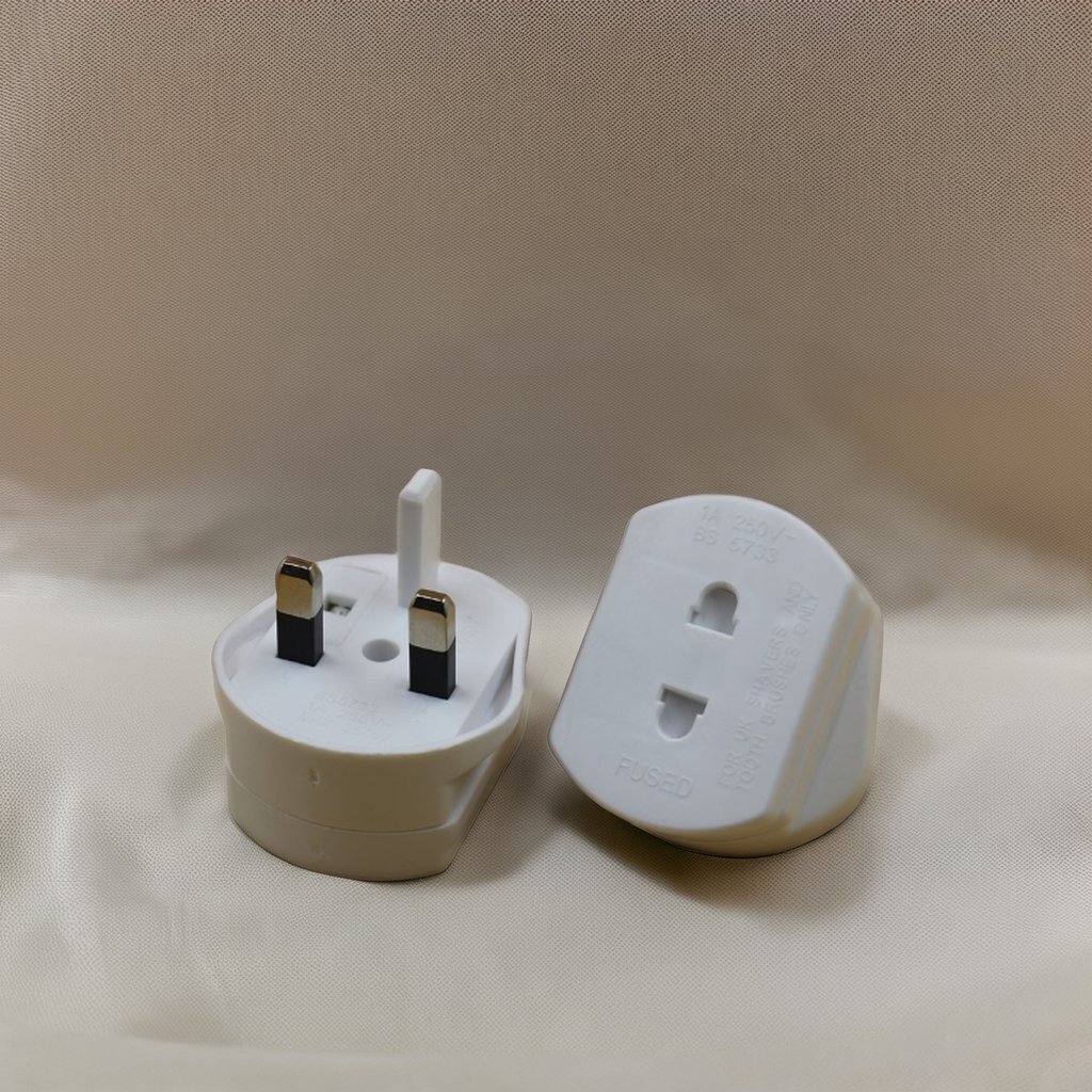 Toothbrush Adapter Plug UK with Safety Shutters - Universal Electric Toothbrush Adapter Plug UK