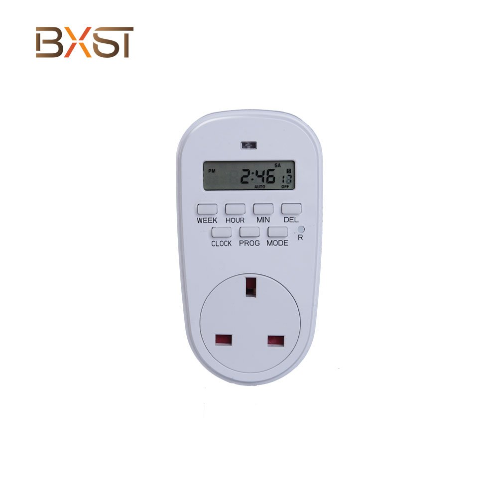 BX-T054-UK Made in China High Precision Controller Electronic Programmable Switch 240v AC Electronic Timer Plug and Socket