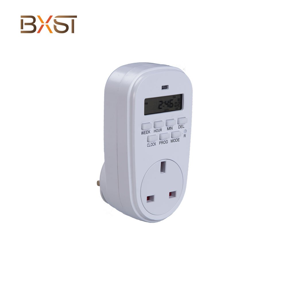 BX-T054-UK Made in China High Precision Controller Electronic Programmable Switch 240v AC Electronic Timer Plug and Socket