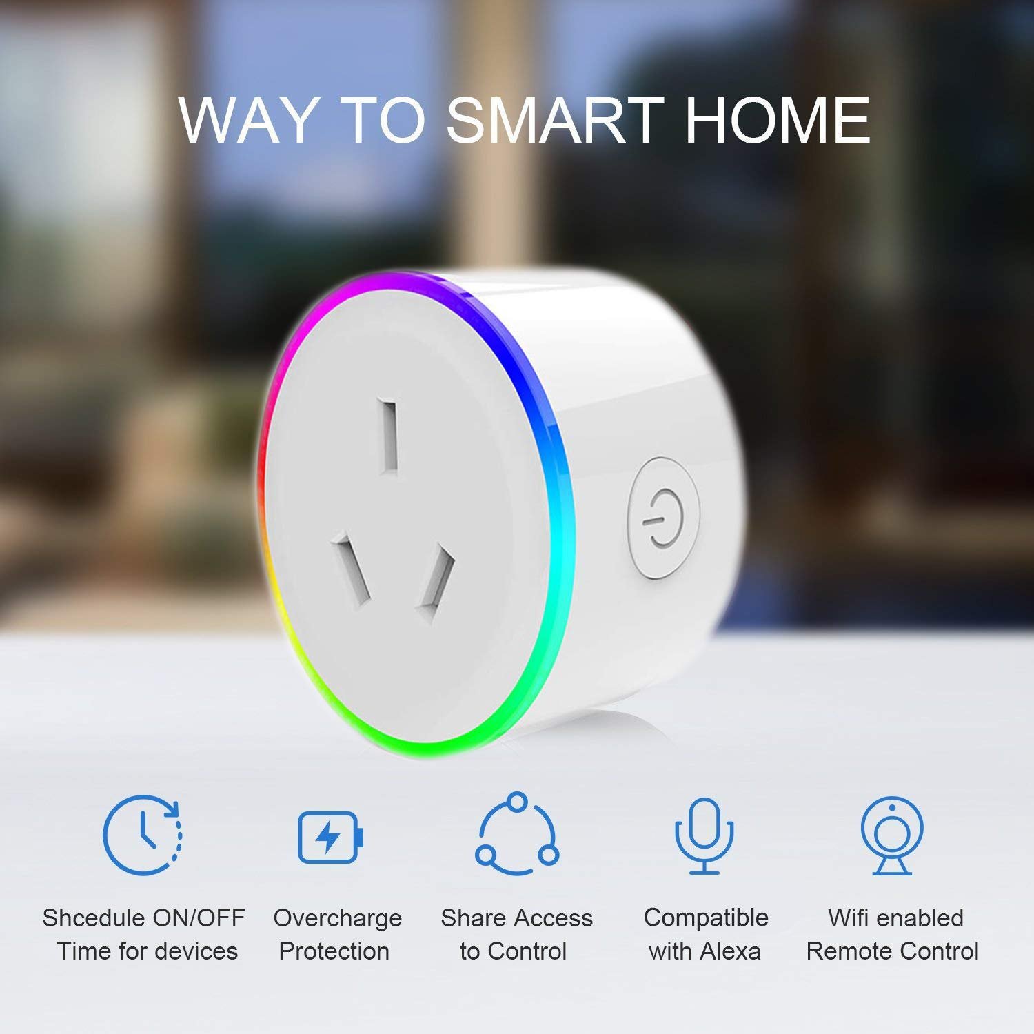 Tuya Mini Wifi Smart Plug Australia Wifi Smart Plug Socket AU