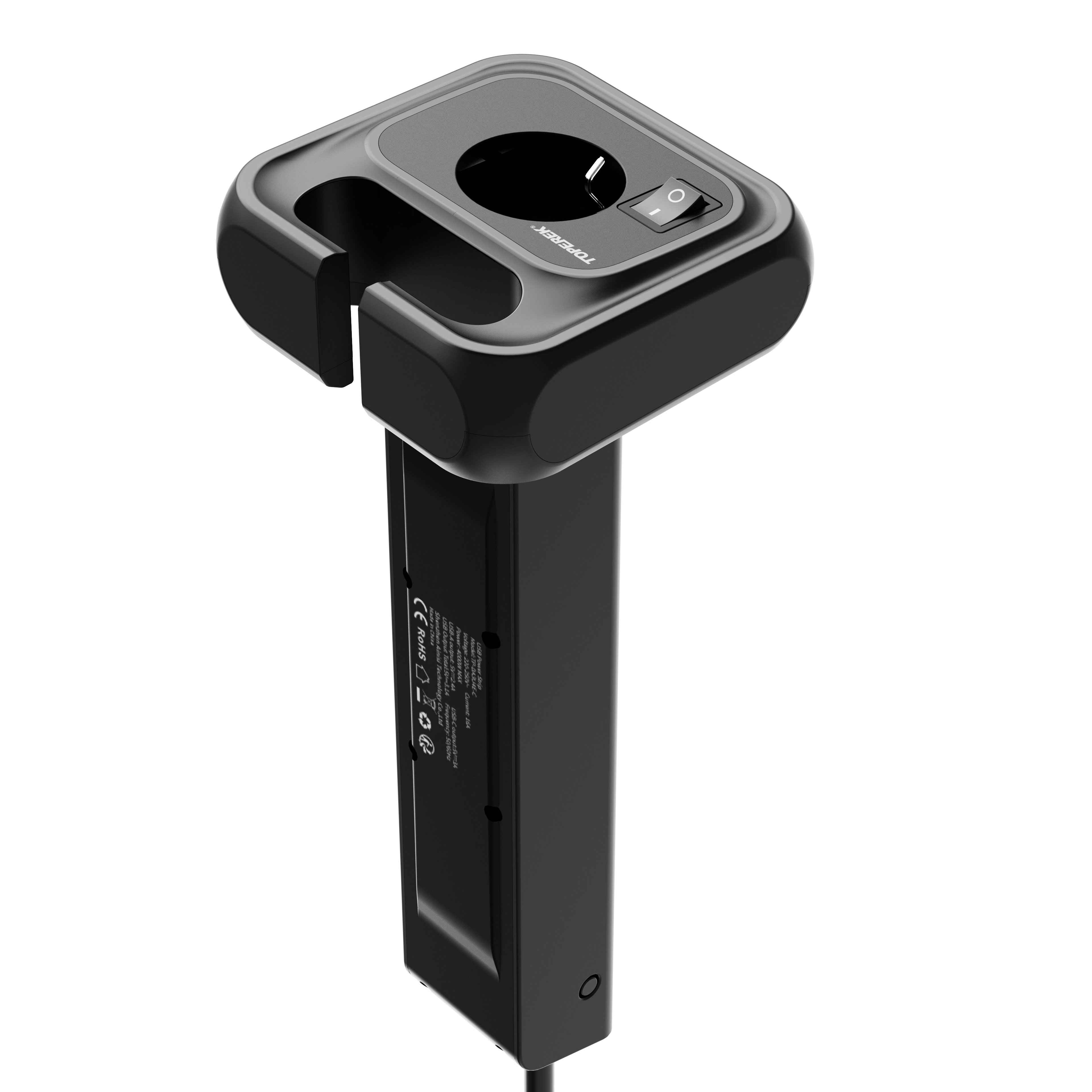 4 AC Outlets 220V 250V Desktop Socket With USB C Output Multi Plug Save Space And Keep Desk Tidy