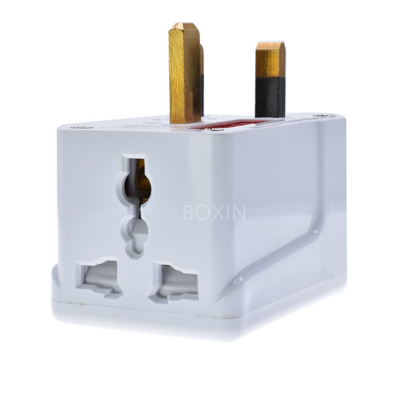 Universal travel power adapter plug SA/US/EU/AU to 3 pins UK plug 13A 250V South Africa to British standard conversion plug