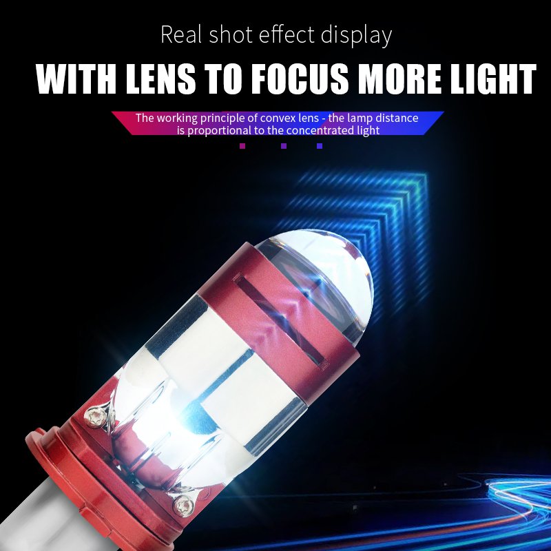 Mini Projector Lens Bulb Canbus H4 LED Headlights 35W/Bulb Plug&Play Bi-LED Lens Headlight For Car/Motorcycle Turbo Auto Lamps