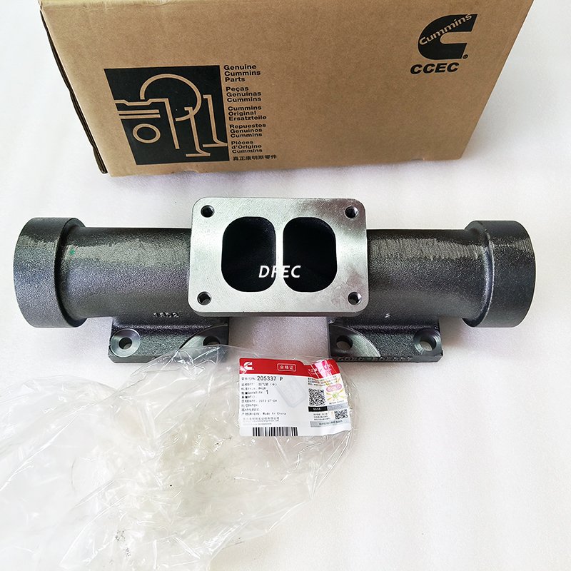Construction Machinery Parts KTA19 K19 Diesel Engine 205337 Exhaust Manifold
