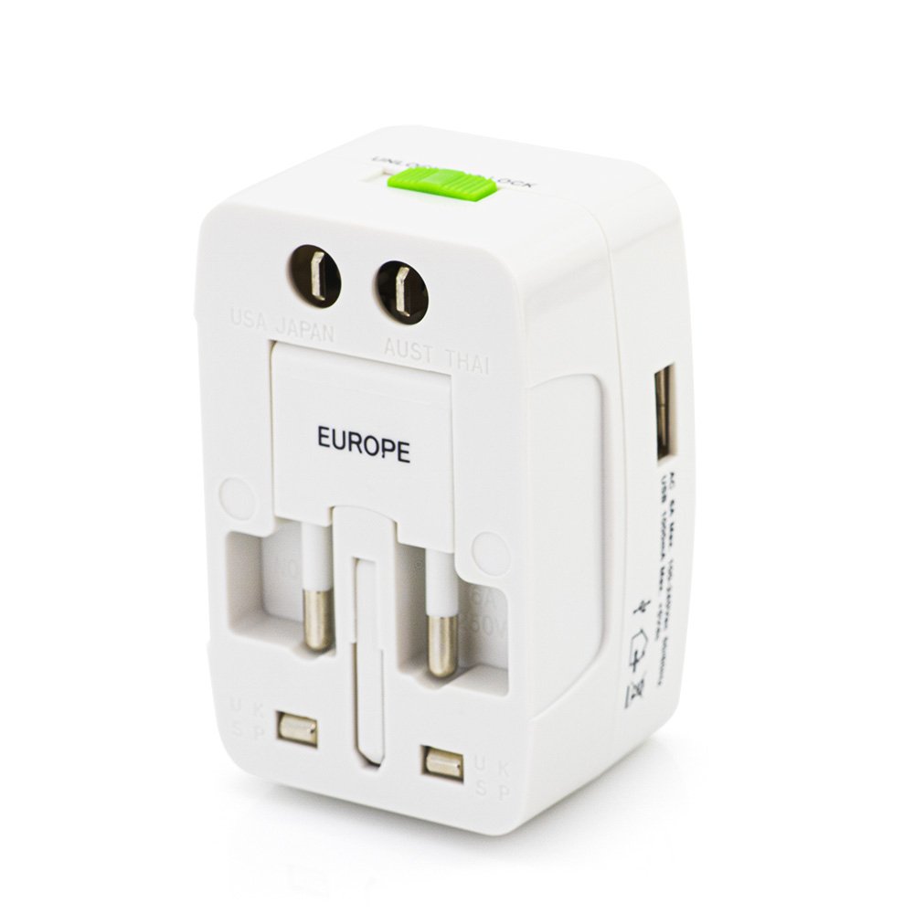 International travel accessories Multi Universal Travel Plug Adaptor All In One world converter eu us au uk Travel Adapter plug