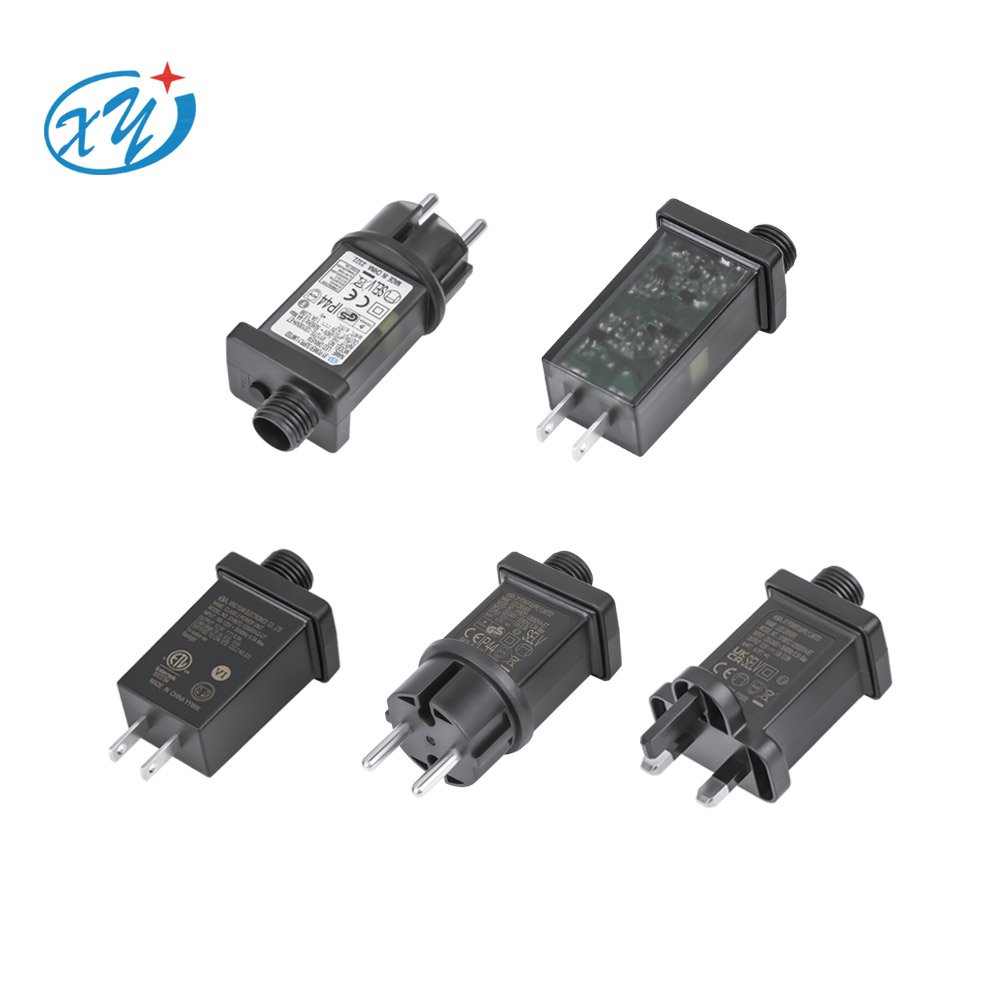 8 Function christmas lights uk LED Driver ac to dc 5v 6v 9v 12v 24v 500ma IP44 switching power adapter transformer adaptor