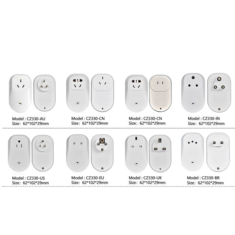 USA /UK /AU/BR/IN/CNstandard new smart socket internet of things socket WIFI socket