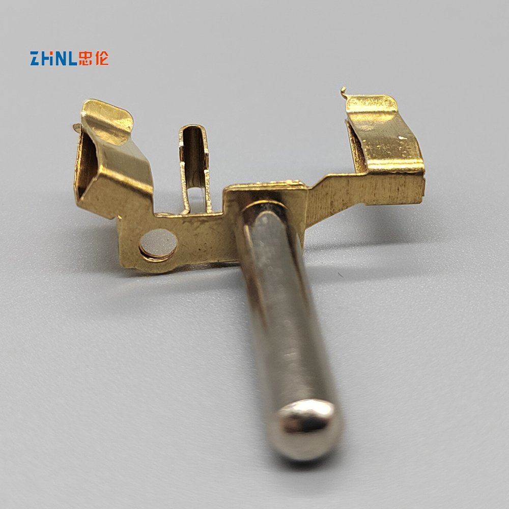 Universal Euro Accessories Electric Power Stamping Part Power Socket Brass Part For Adaptor Socket And Plug