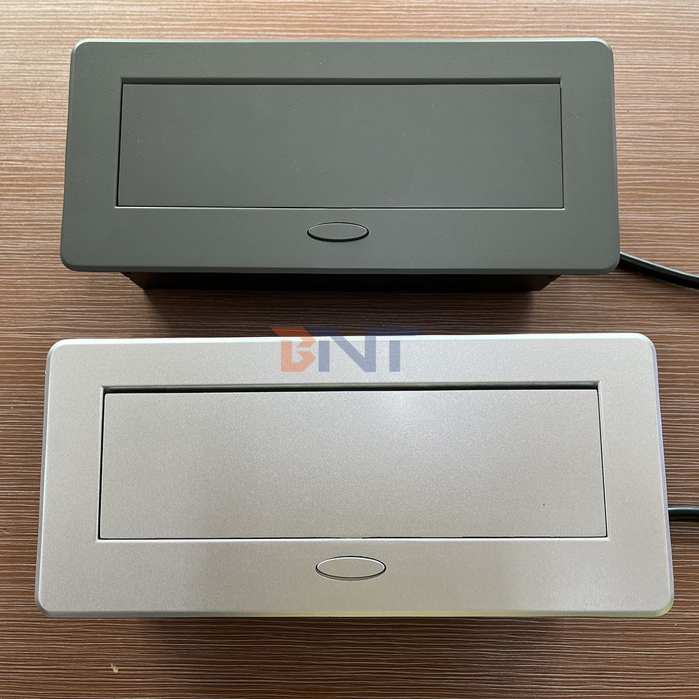 EU Office Conference Furniture Kitchen Power Electric Plug Panel Pop Up Table Socket Outlet