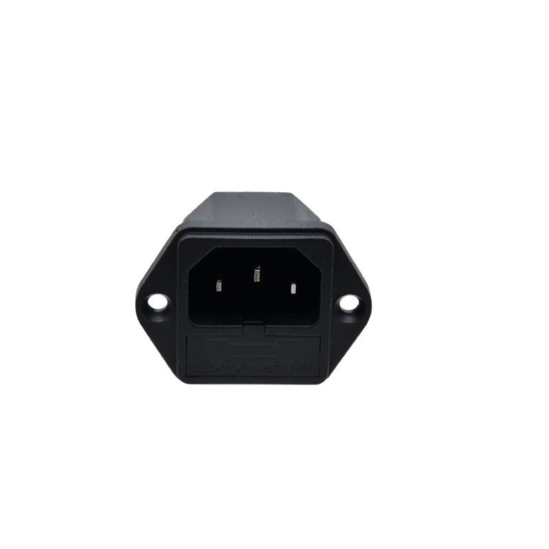 3-in-1 AC jack Female Male Socket IEC 320 C14 Female IEC60320 C16 inlet Power Socket 10A 250v Plug with mount fuse and switch