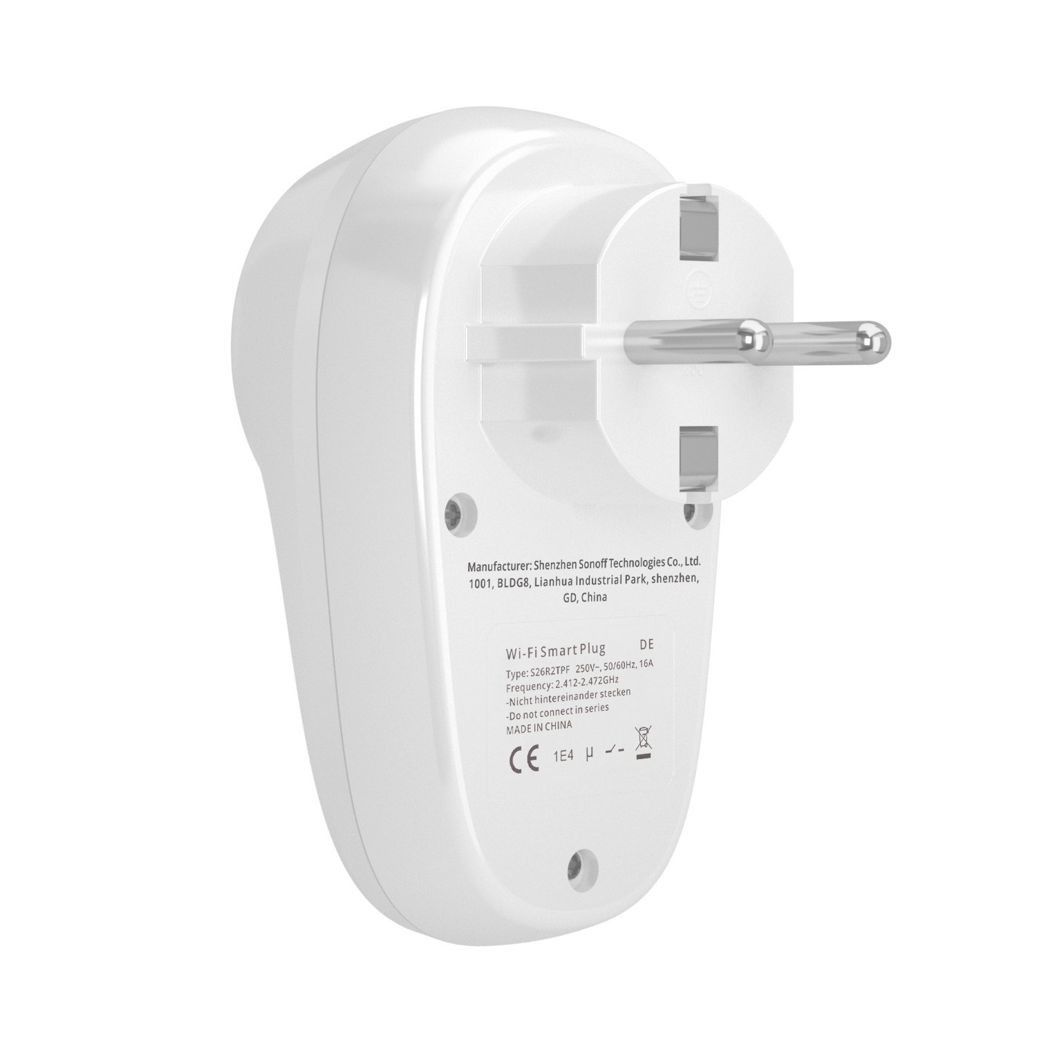 ITEAD SONOFF EU Plug Wifi Smart Socket Remote Control Plug Compatible With Alexa SmartThings Alice Voice Control Smart Home