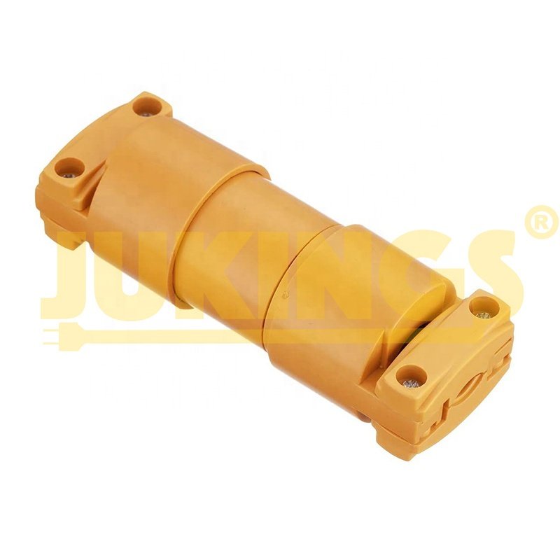 15 Amp Replacement Plug/Connector Set, 125 Volt NEMA 5-15P Straight Blade Plug Grounding Type/CUL listed
