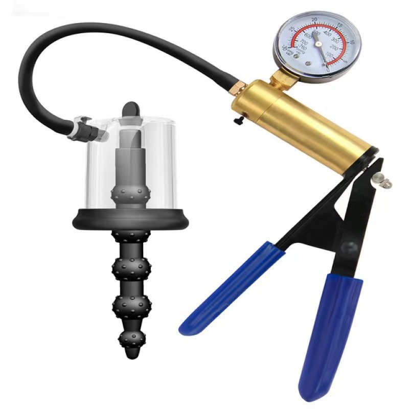 Male Gay Sex Anal Negative Pressure Cup Thread P-point Anal Plug Vacuum Suction Cylinder Back Court Stimulation Anal Plug Pump