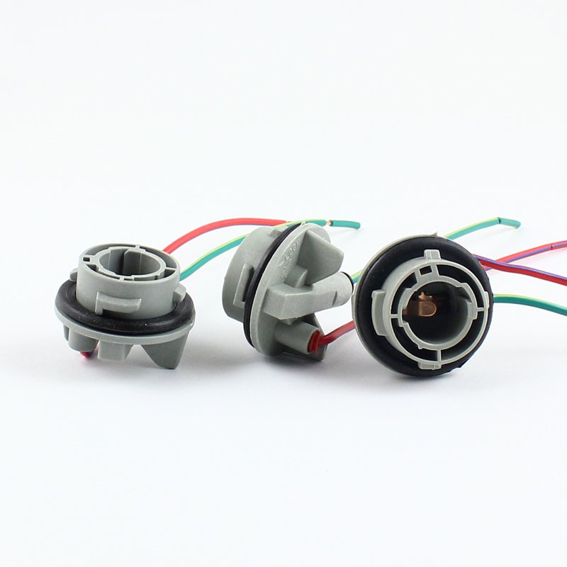 FSYLX P21W BA15S 1156 LED bulb holder 1156 1157 BAY15D LED light bulb plug extension harness socket holder connector holders