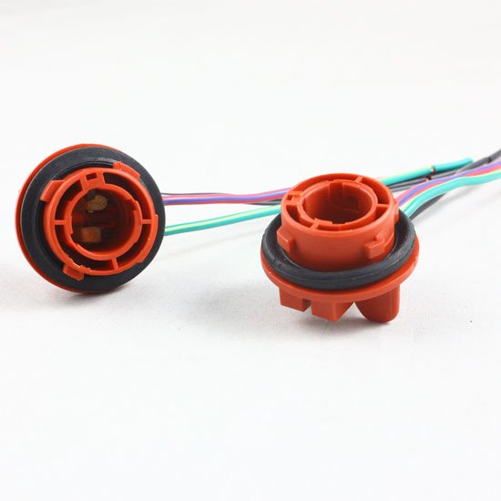 FSYLX P21W BA15S 1156 LED bulb holder 1156 1157 BAY15D LED light bulb plug extension harness socket holder connector holders