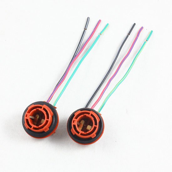FSYLX P21W BA15S 1156 LED bulb holder 1156 1157 BAY15D LED light bulb plug extension harness socket holder connector holders