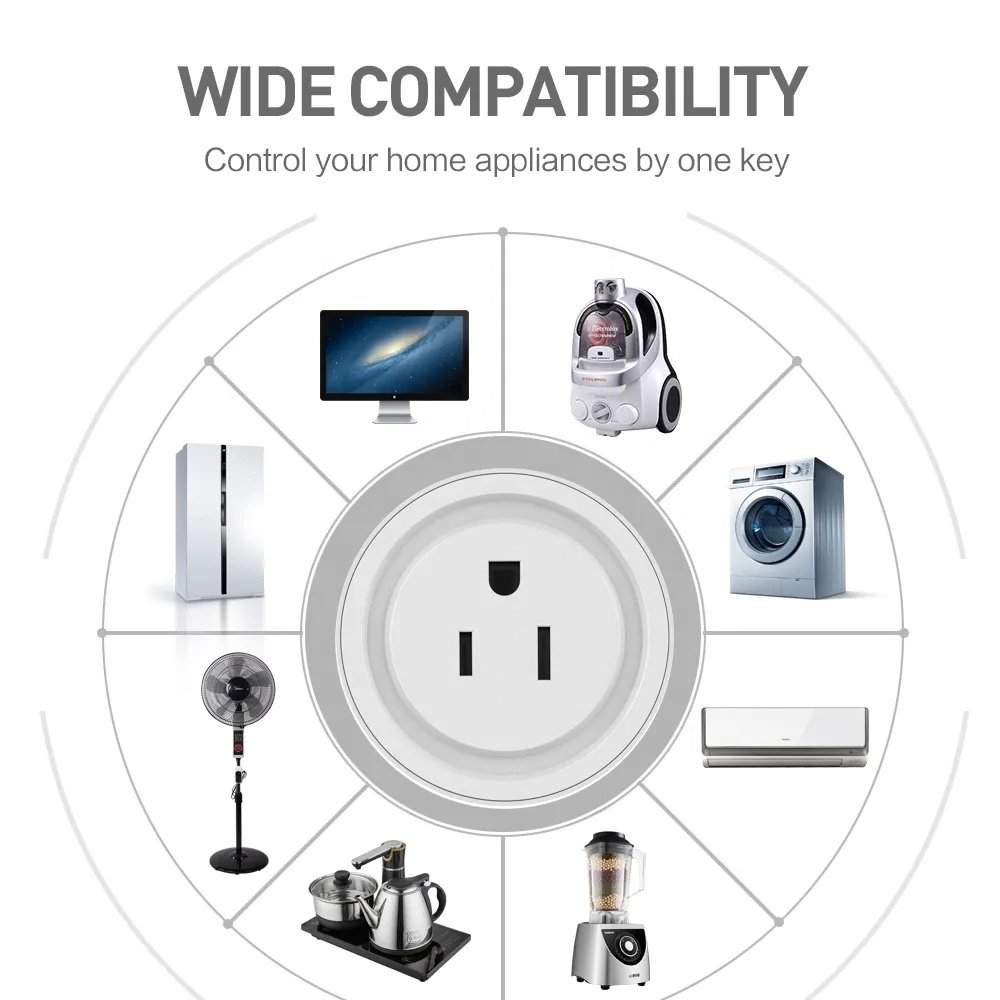 Smart Plug 2022 Hot Sale Wifi Outlet Smart Adapter Alexa Remote Control