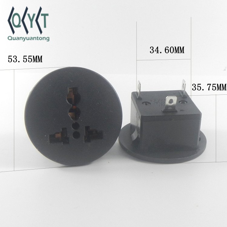 Universal plug Socket SS-801-1 13A 250V AC Power Wall Socket round socket pop up desktop outlet 250V ODM&OEM