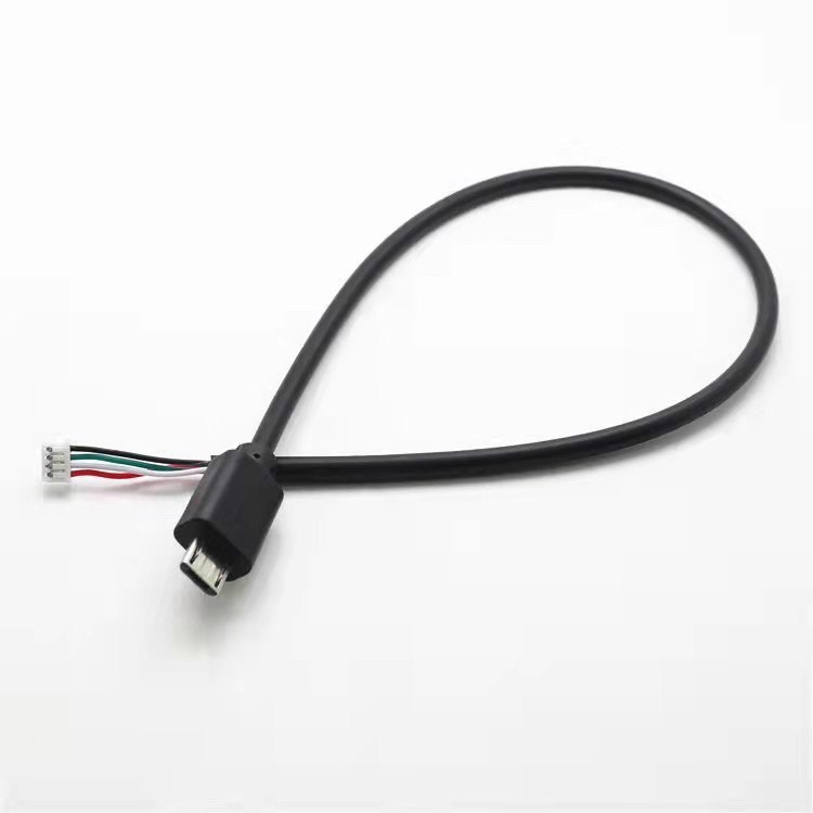 Custom angle micro male to 4Pin usb cable Jst Molex Picoblade To Usb Mini B Plug Cable Assembly