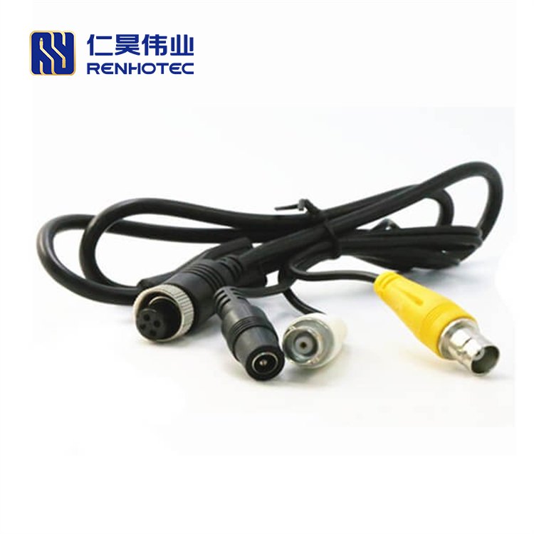 GX12 Aviation 6 Pin Straight Female Plug Circular Connector Cable