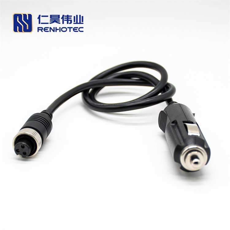 GX12 Aviation 6 Pin Straight Female Plug Circular Connector Cable