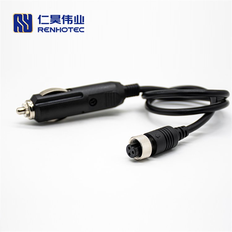 GX12 Aviation 6 Pin Straight Female Plug Circular Connector Cable