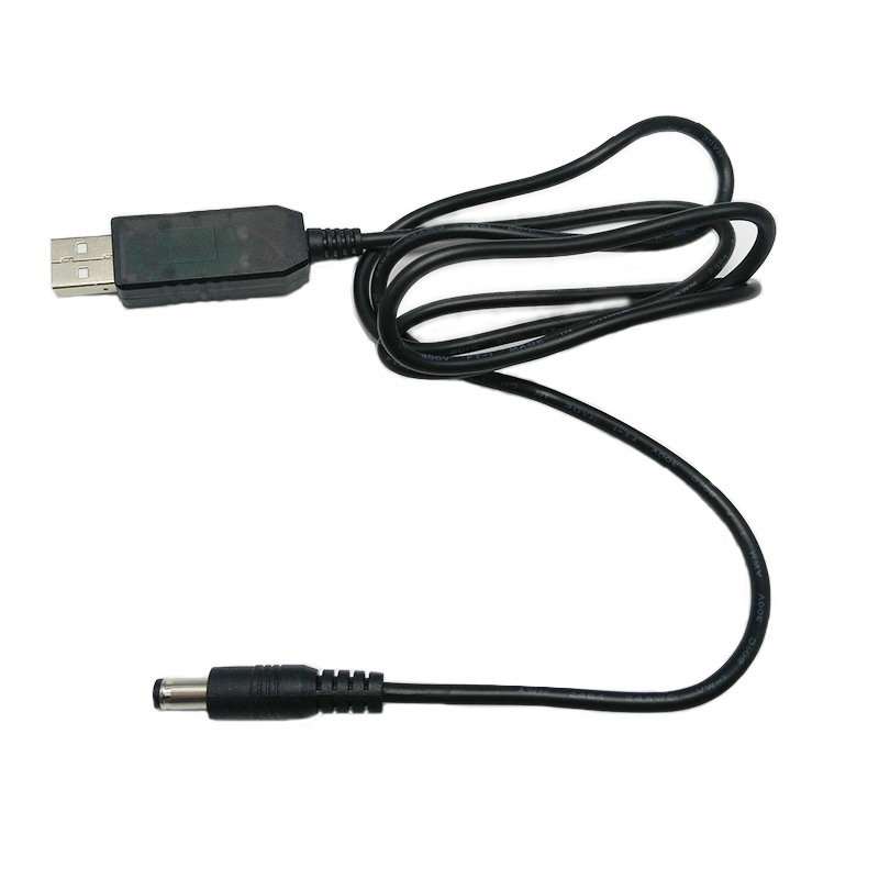 USB Cable Boost Line DC 5V To DC 12V / 9V Step Up Module USB Converter Adapter Cable 2.1X5.5Mm Plug for WIFI Router