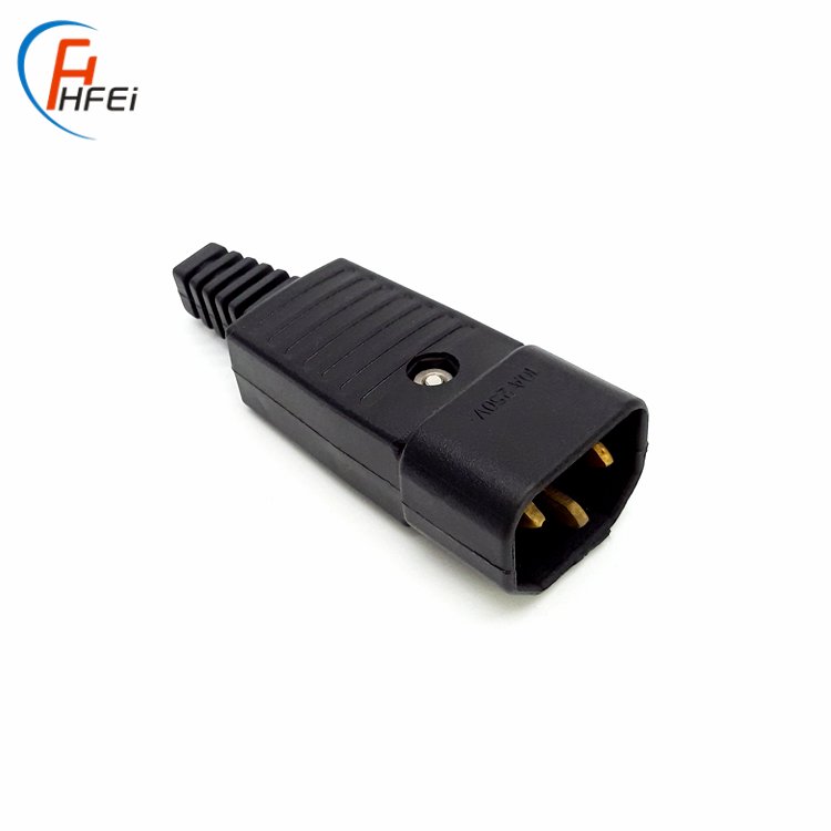 250V 10A full solid copper C13 C14 C15 AC socket plug iec 320 connector c13 c14 plug