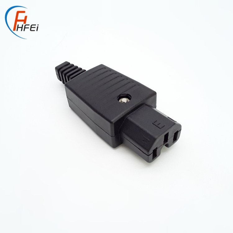 250V 10A full solid copper C13 C14 C15 AC socket plug iec 320 connector c13 c14 plug