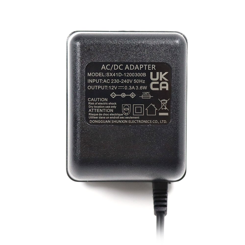 SHUNXINPOWER ODM OEM 12V0.3A 12v0.5a 12v300ma DC transformer UK plug AC ADAPTER Power Transforme