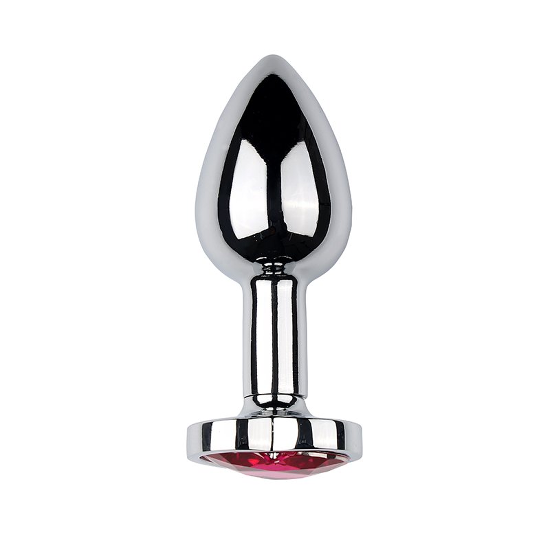 3 Sizes Heart Shape Aluminum Anal Plug Expander Erotic Butt Plug Toy